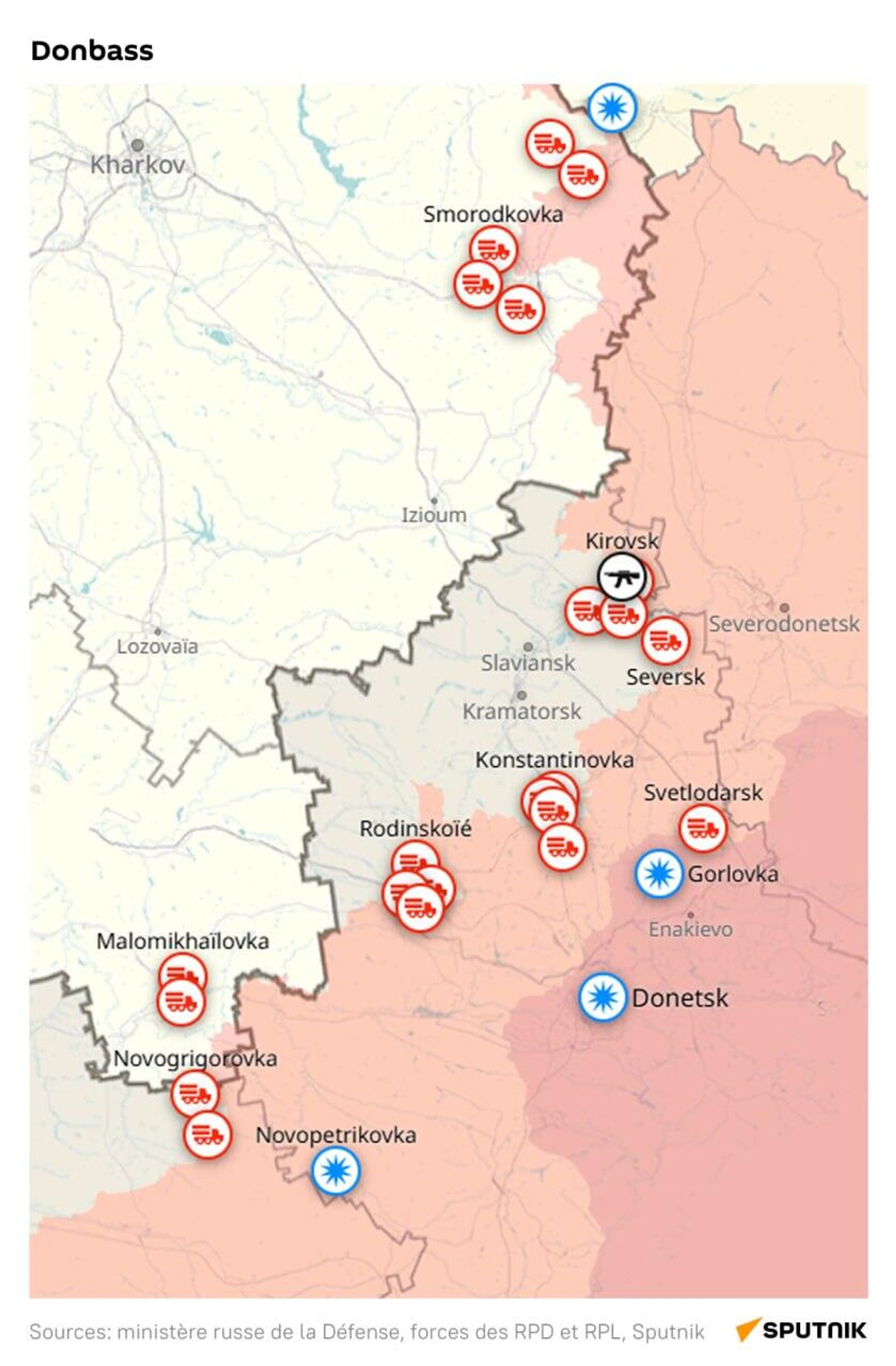 Situation dans la zone de l'opération militaire spéciale russe au 25 septembre - Sputnik Afrique, 1920, 25.09.2025