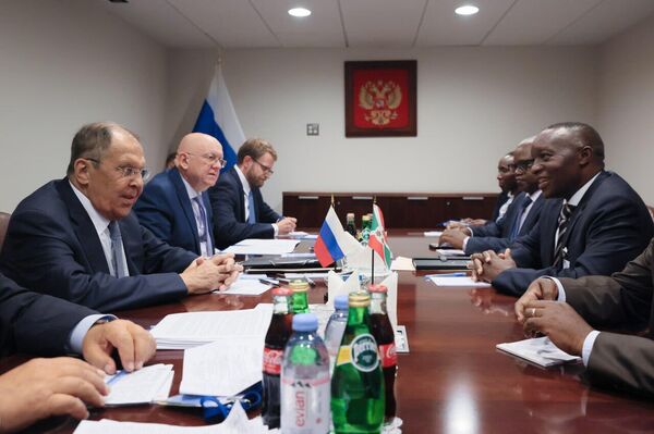 Sergey Lavrov Holds Talks With African Counterparts at UNGA, Russian MFA Says - Sputnik Africa