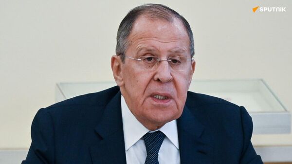  Le ministre russe des Affaires étrangères Sergueï Lavrov intervient à la 80e session de l'Assemblée générale des Nations Unies à New York - Sputnik Afrique