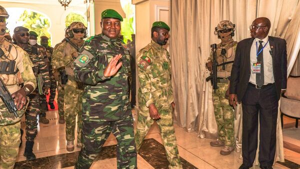 La présidence malienne publie des images de l'entretien en tête-à-tête entre Abdourahamane Tiani et Assimi Goïta - Sputnik Afrique