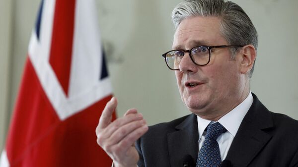 Britain's Prime Minister Keir Starmer attends a press conference at the UK Ambassador's Residence in Paris, after a meeting with European leaders on strengthening support for Ukraine in Paris, Thursday, March 27, 2025.  - Sputnik Africa