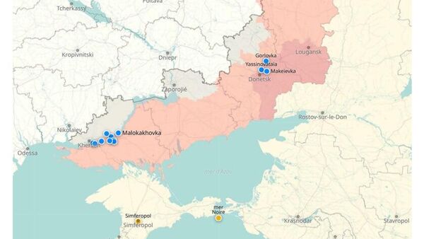 Situation dans la zone de l'opération militaire spéciale russe au 3 octobre - Sputnik Afrique