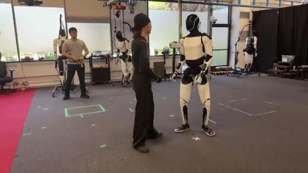 Optimus, le robot de Tesla, se prend pour Bruce Lee - Sputnik Afrique