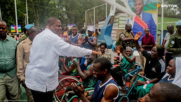 Une plateforme multisports inaugurée par le Président centrafricain à Bangui - Sputnik Afrique