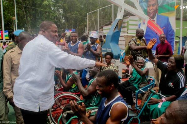 Une plateforme multisports inaugurée par le Président centrafricain à Bangui - Sputnik Afrique