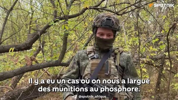 Les Ukrainiens ont utilisé des munitions interdites contenant du phosphore, témoigne un soldat russe - Sputnik Afrique