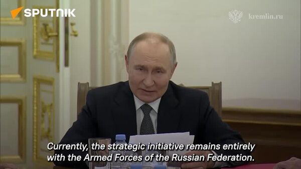 Putin: Strategic initiative in special military operation zone remains fully with Russian Armed Forces - Sputnik Africa