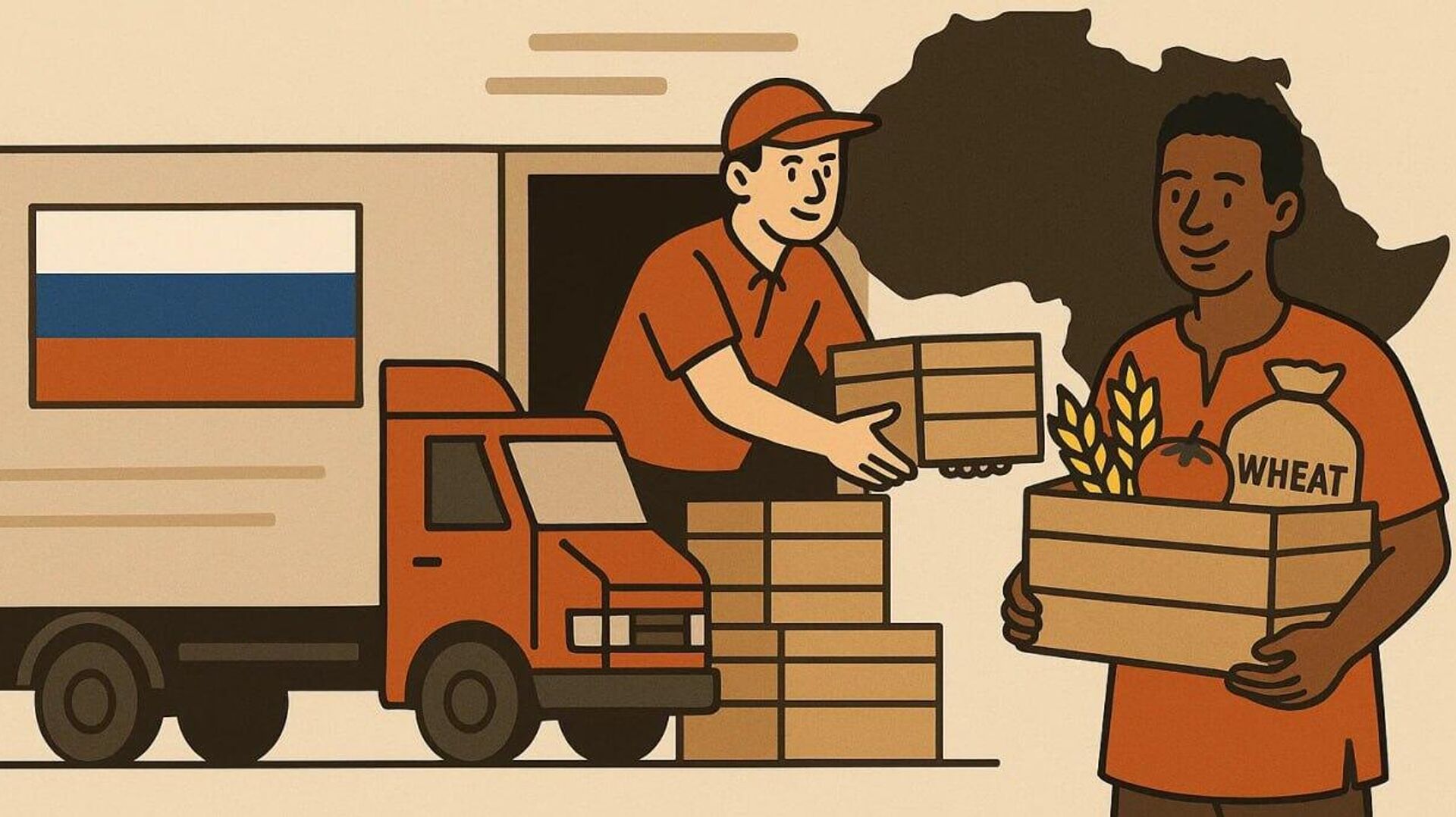 Russia Increases Food Exports to African Countries in 2025: Agroexport Russia Increases Food Exports to African Countries in 2025: Agroexport - Sputnik Africa, 1920, 08.10.2025