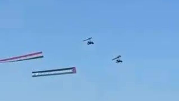 Des hélicoptères survolent Charm el-Cheikh après l'annonce du cessez-le-feu à Gaza - Sputnik Afrique