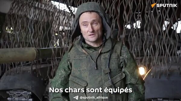 Méduse antidrone: la nouvelle combine des tankistes russes - Sputnik Afrique