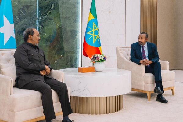 Ethiopia's Abiy Ahmed Holds Talks With Somalia's Hassan Sheikh Mohamud in Addis Ababa Ethiopia's Abiy Ahmed Holds Talks With Somalia's Hassan Sheikh Mohamud in Addis Ababa - Sputnik Africa