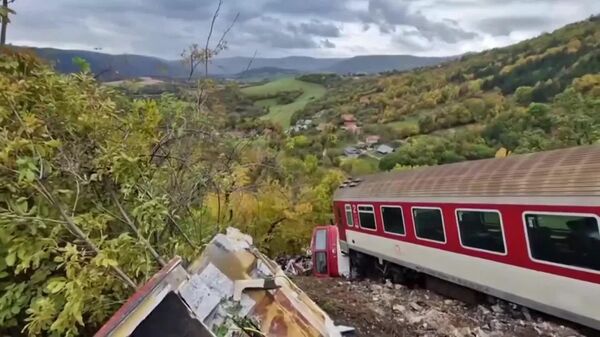 #viral | More Than 100 Injured as Two Trains Collide in Slovakia - Sputnik Africa