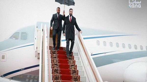 First images of the arrival of the interim Syrian president in Moscow - Sputnik Africa