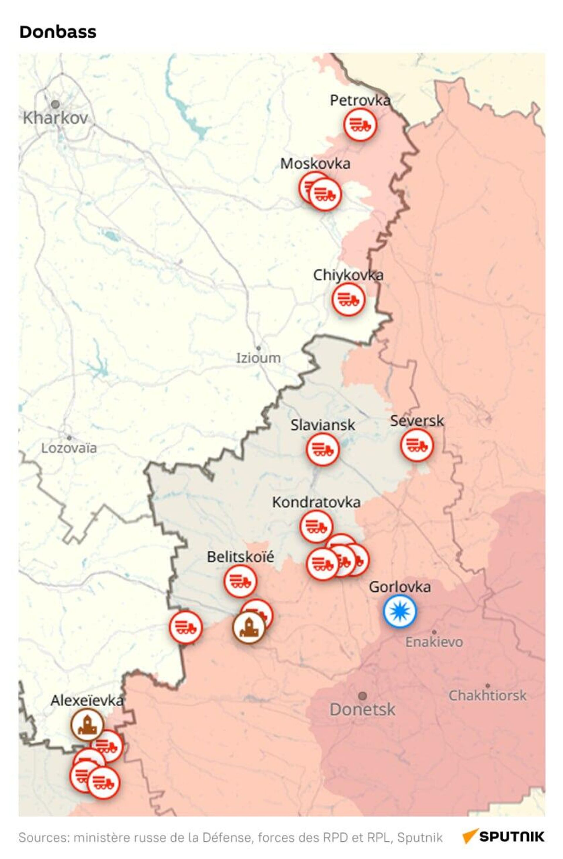 Situation dans la zone de l'opération militaire spéciale russe au 15 octobre - Sputnik Afrique, 1920, 15.10.2025