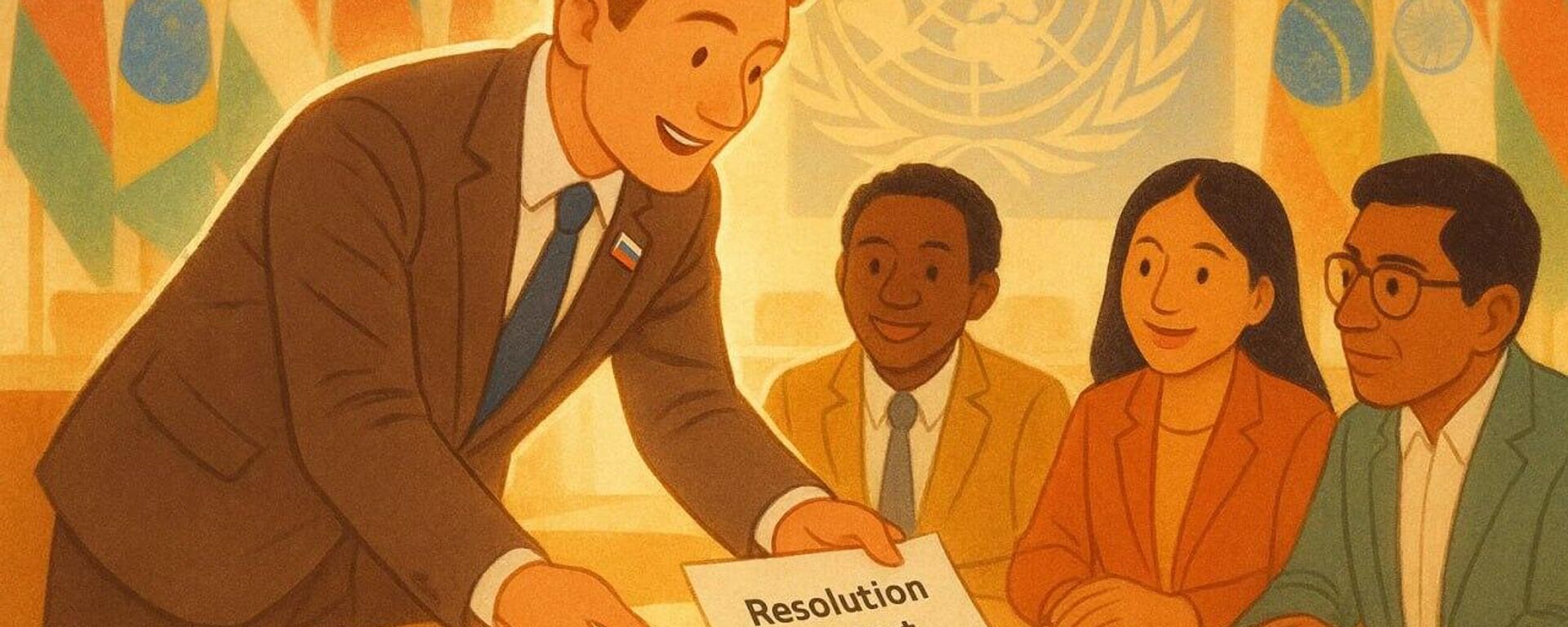 Russia Calls for Support in UNGA for Resolution Declaring December 14 as International Day Against Colonialism - Sputnik Africa, 1920, 16.10.2025