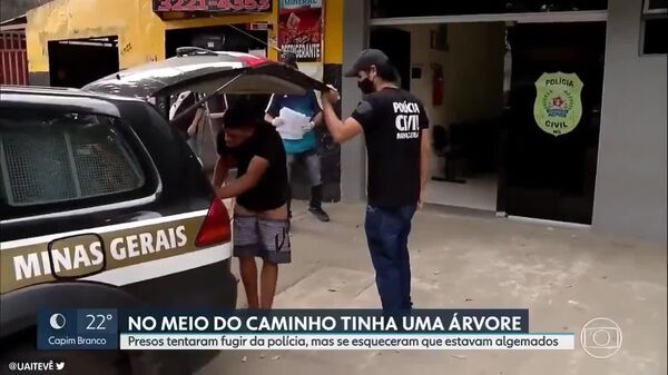 #viral | Handcuffed but Determined: Breakout Attempt Turned Comic in Brazil - Sputnik Africa