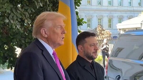 Trump et Zelensky - Sputnik Afrique