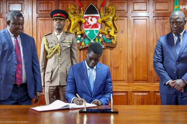 Le Président sénégalais est au Kenya pour une visite officielle de trois jours - Sputnik Afrique