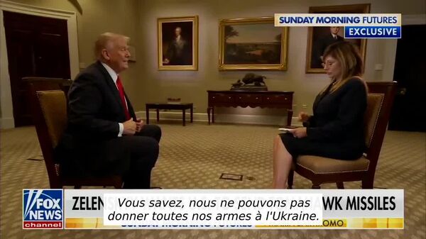 Les États-Unis ne peuvent pas donner toutes leurs armes à l'Ukraine, déclare Trump - Sputnik Afrique