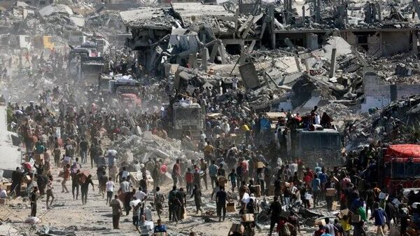 Israël a restitué au total les corps de 150 Palestiniens dans la bande de Gaza - Sputnik Afrique