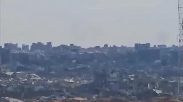 Nouvelles images de la frappe israélienne sur la région de Rafah - Sputnik Afrique
