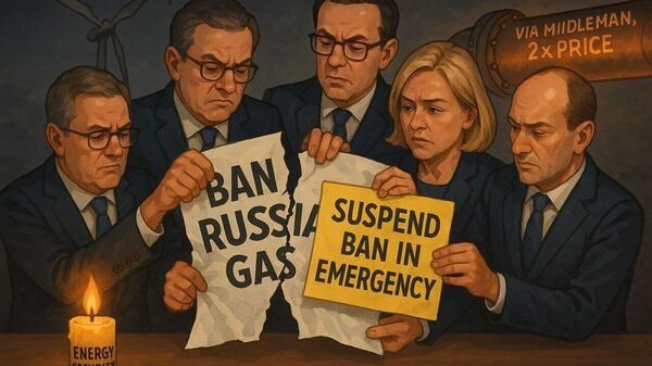 EU Bans Russian Gas… But Keeps Emergency 'Undo' Button - Sputnik Africa