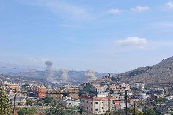 Israeli Airstrikes Hit Southern Lebanon's Jaramk-Mahmoudiya Area, Sputnik Correspondent Reports - Sputnik Africa