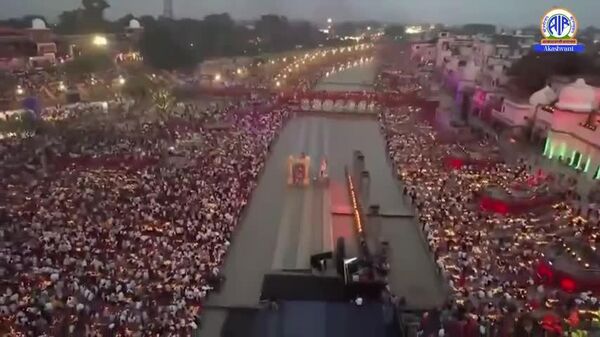 Record mondial pour la fête des lumières en Inde du Nord - Sputnik Afrique