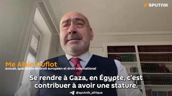 Pour Emmanuel Macron, se rendre à Gaza ou en Égypte, c'est contribuer à avoir une stature internationale d'”homme de paix” – avocat français - Sputnik Afrique
