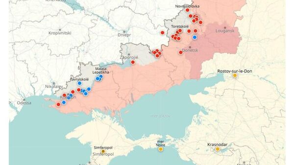 Situation dans la zone de l'opération militaire spéciale russe au 21 octobre - Sputnik Afrique