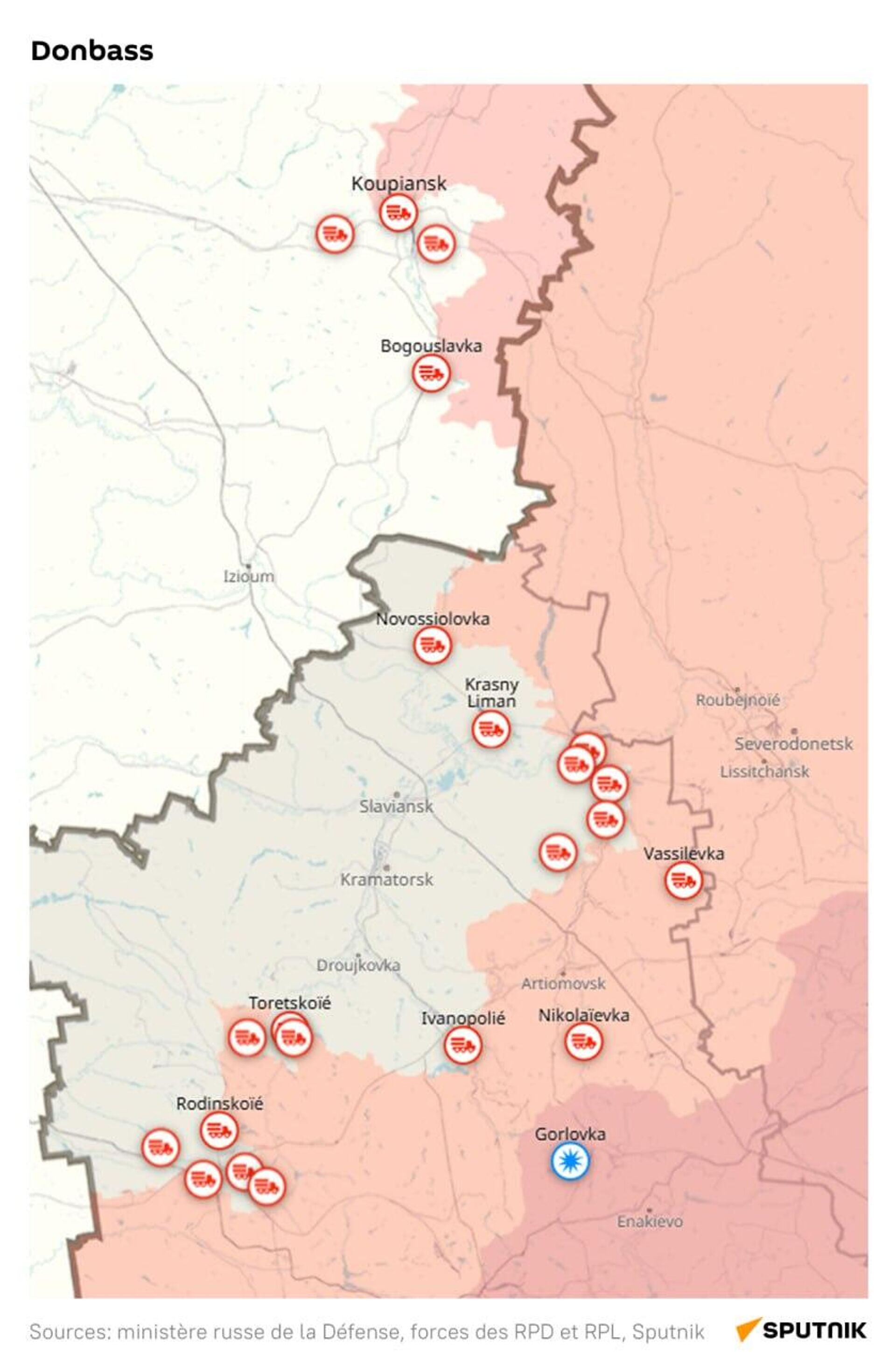 Situation dans la zone de l'opération militaire spéciale russe au 21 octobre - Sputnik Afrique, 1920, 21.10.2025