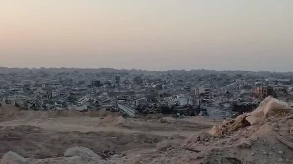 ▶ La ville de Jabalia dans la bande de Gaza réduite à un désert de ruines - Sputnik Afrique