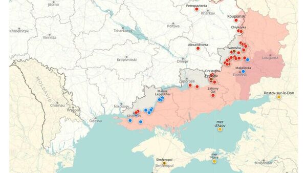Situation dans la zone de l'opération militaire spéciale russe au 22 octobre - Sputnik Afrique