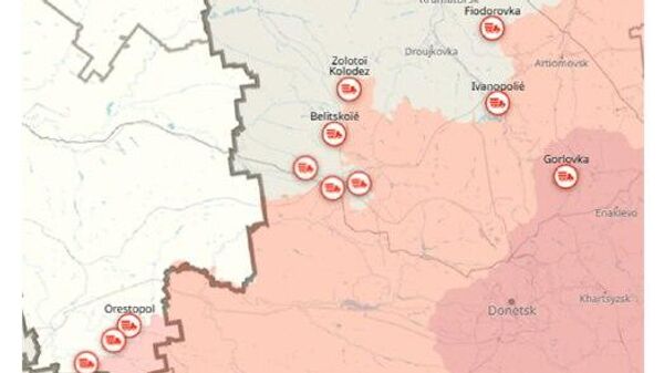 Situation dans la zone de l'opération militaire spéciale russe au 23 octobre - Sputnik Afrique