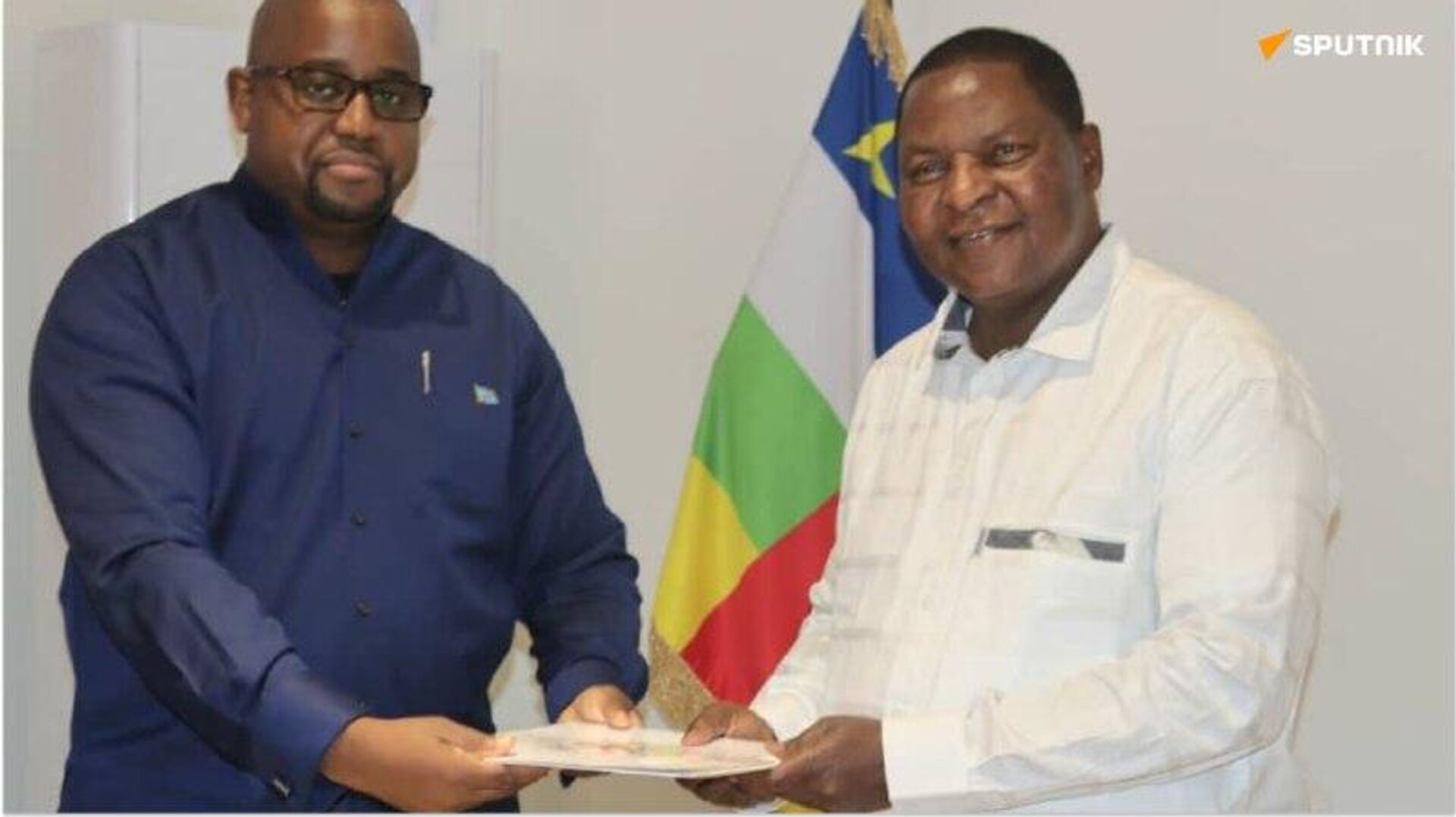 Le Président centrafricain reçoit un message spécial de la part de son homologue congolais Le Président centrafricain reçoit un message spécial de la part de son homologue congolais - Sputnik Afrique, 1920, 26.10.2025
