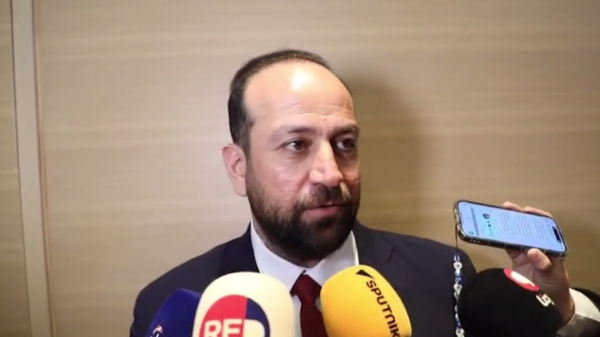 Syria's Minister of Information Hamza al-Mustafa - Sputnik Africa