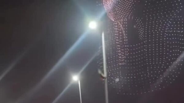 #viral | Drone Show, Featuring Tutankhamun's Face, Lights Up Cairo's Sky Ahead of Grand Egyptian Museum's Opening - Sputnik Africa