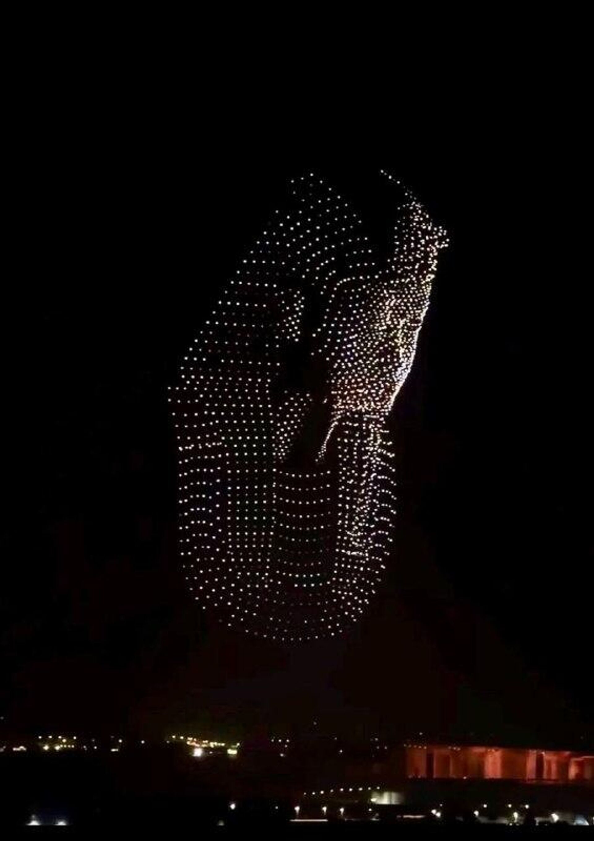 #viral | Drone Show, Featuring Tutankhamun's Face, Lights Up Cairo's Sky Ahead of Grand Egyptian Museum's Opening - Sputnik Africa, 1920, 30.10.2025