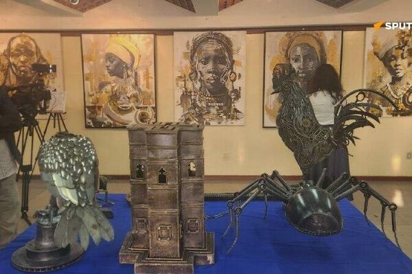 Ethiopian Artists’ Painting and Sculpture Exhibition Opens at Russian House Ethiopian Artists’ Painting and Sculpture Exhibition Opens at Russian House - Sputnik Africa