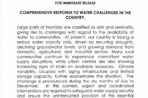 Namibia Rolls Out Urgent Plan to Secure Water Supply Amid Prolonged Drought Namibia Rolls Out Urgent Plan to Secure Water Supply Amid Prolonged Drought - Sputnik Africa