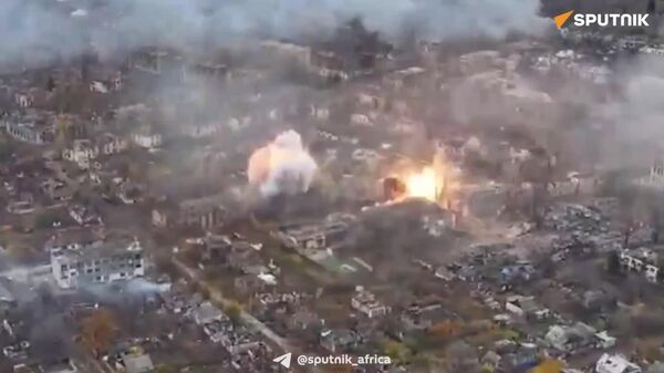 Russian FAB-500 Bombs Flatten Ukrainian Positions in DPR: MoD - Sputnik Africa