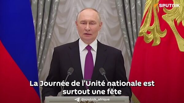 La Journée de l'unité nationale revêt une signification particulière pour les Russes, selon Poutine - Sputnik Afrique