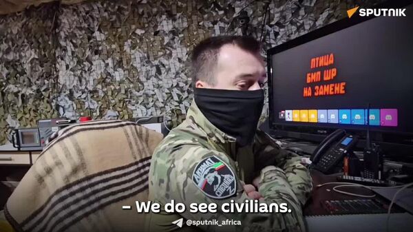 'They Don’t Evacuate Civilians on Purpose:' Russian Soldier Provides Sputnik With Another Example of the 'Human Shield' Strategy Used by Kiev's Troops - Sputnik Africa