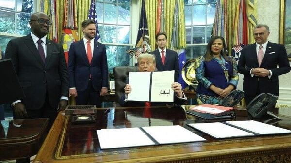 Congo, Rwanda Initial Economic Pact in Washington, Advancing Peace Process, Says Statement - Sputnik Africa