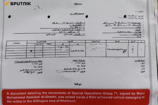 Sudanese Embassy in Moscow Shares Evidence of UAE Military Support for RSF Rebels Sudanese Embassy in Moscow Shares Evidence of UAE Military Support for RSF Rebels - Sputnik Africa