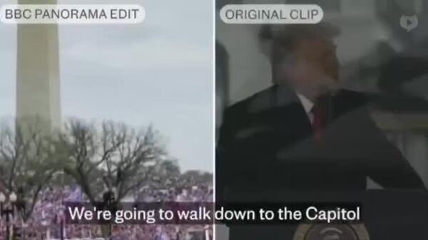 Le directeur général de la BBC démissionne à cause d'un montage d'un discours de Trump - Sputnik Afrique