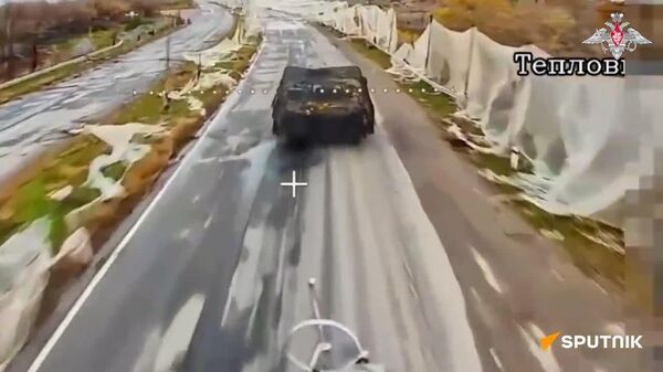 Russian Drone Operators Strike Enemy Military Equipment in Special Op Zone - Sputnik Africa