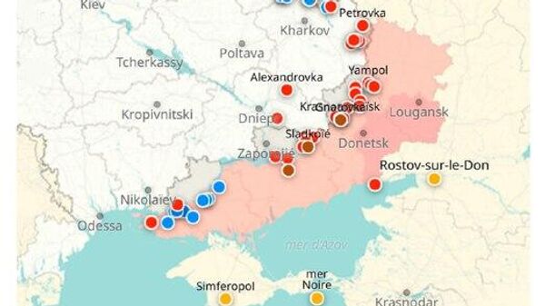 Situation dans la zone de l'opération militaire spéciale russe au 10 novembre - Sputnik Afrique