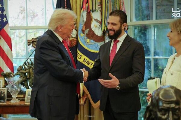 Paix au Proche-Orient, coalition antidjihadiste, liens avec Al-Qaïda: les sujets clés abordés par le chef d'État syrien et Donald Trump à Washington - Sputnik Afrique