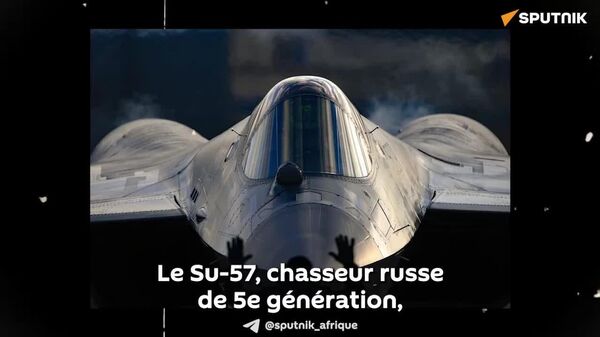 De nouvelles images du chasseur Su-57 mises en ligne par le groupe aéronautique russe UAC - Sputnik Afrique